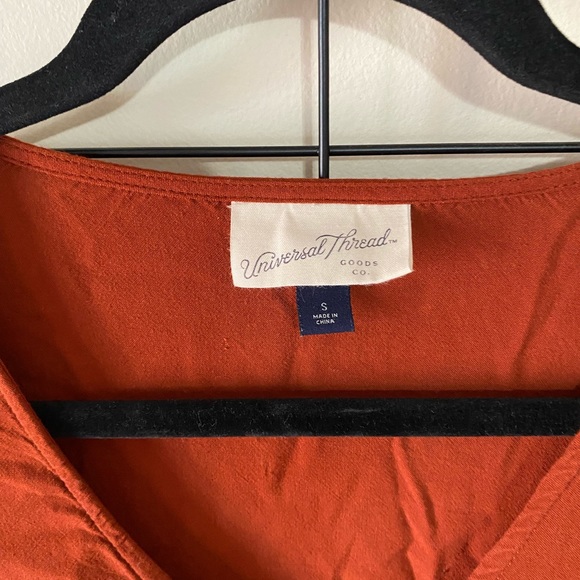 Button-Up Peasant Blouse-Universal Thread - Picture 4 of 4